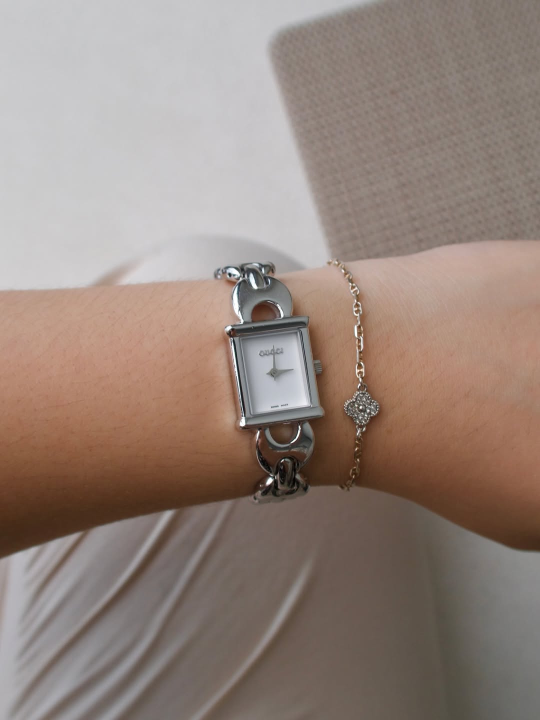 Gc. 1800L Silver Chain Watch