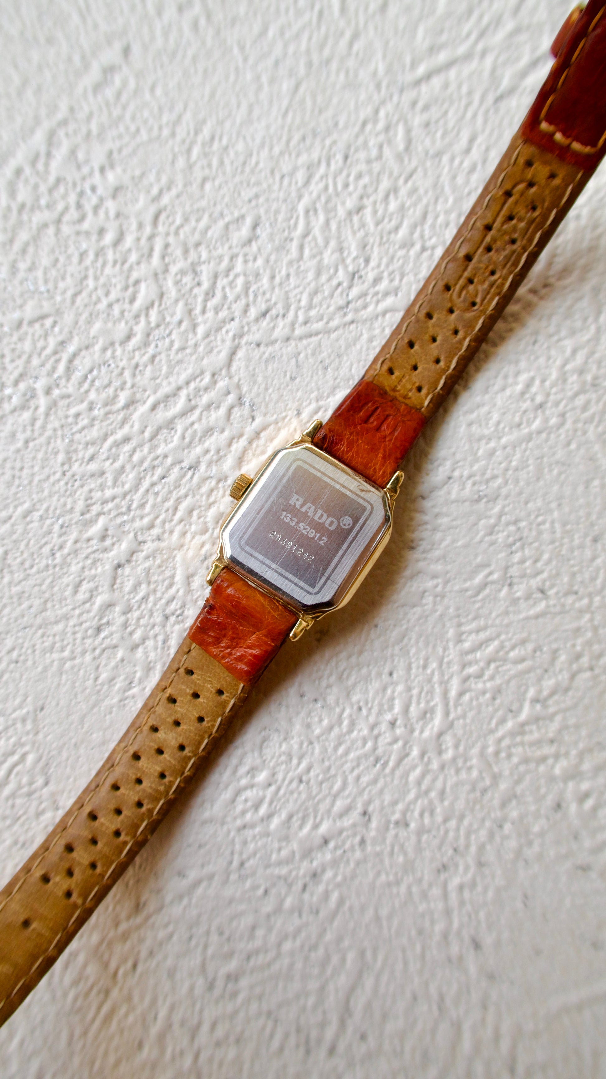RD. Gold Octagon Dial with Tan Leather