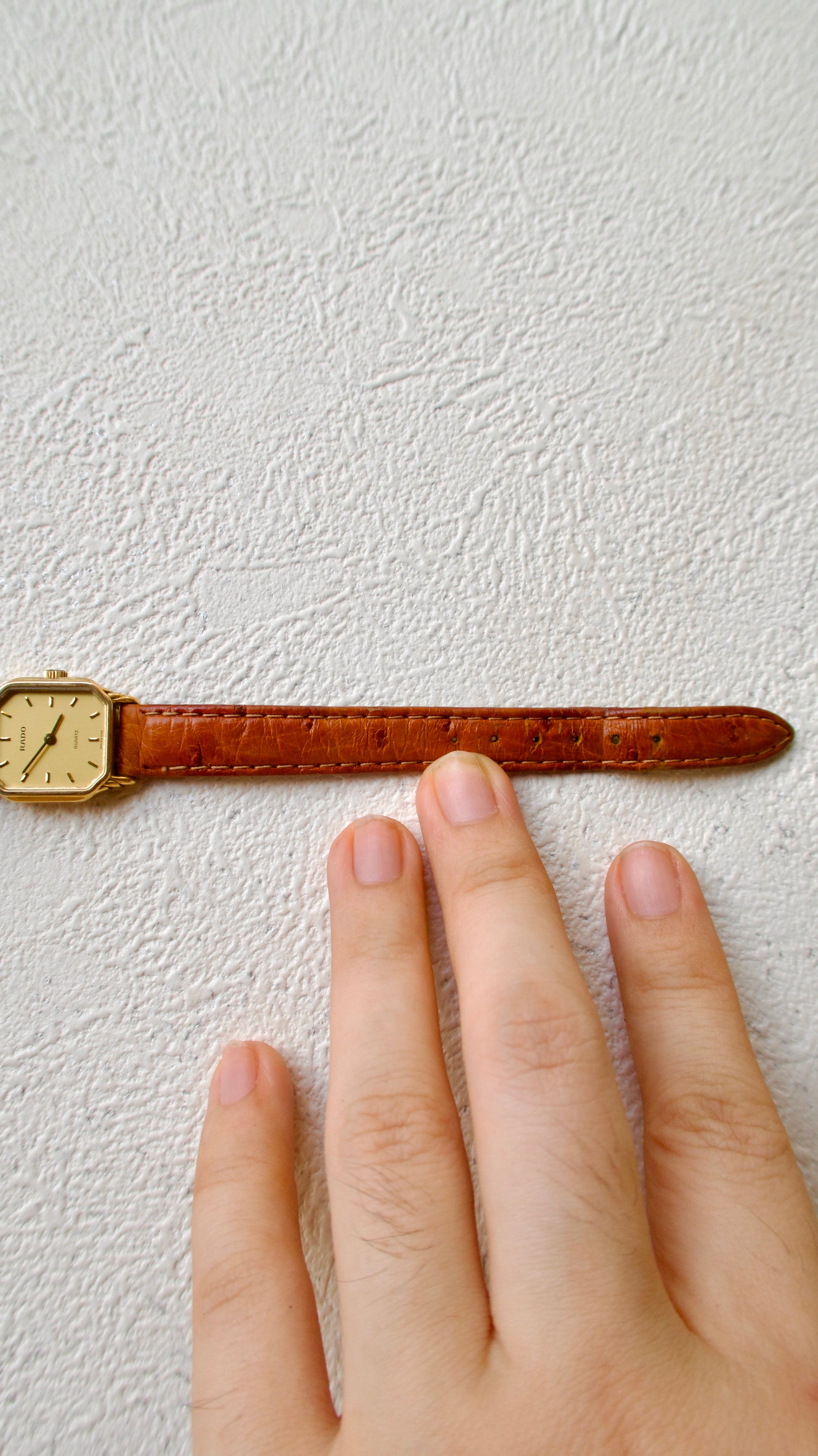 RD. Gold Octagon Dial with Tan Leather