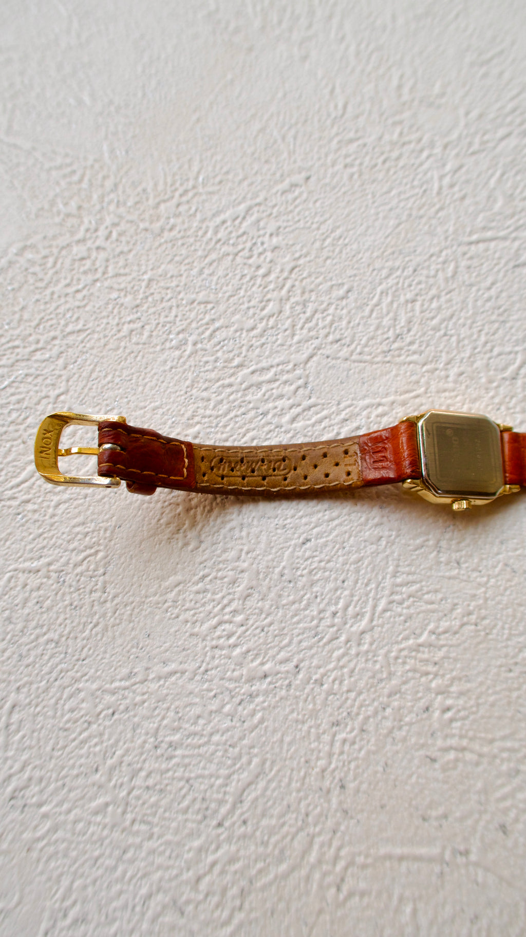 RD. Gold Octagon Dial with Tan Leather