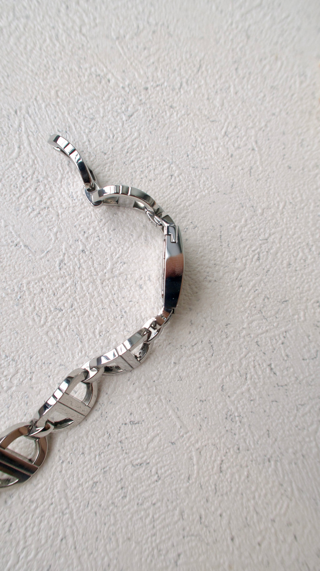 CD. Blue Dial with Silver Chain