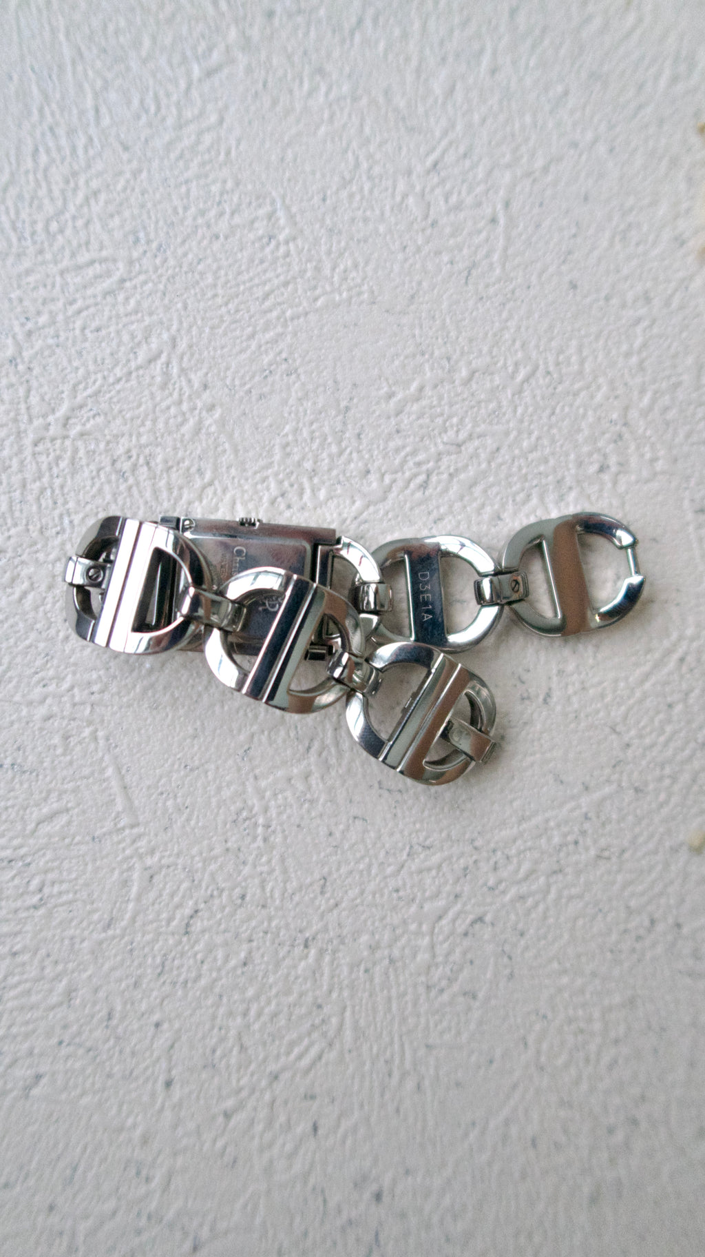 CD. Blue Dial with Silver Chain
