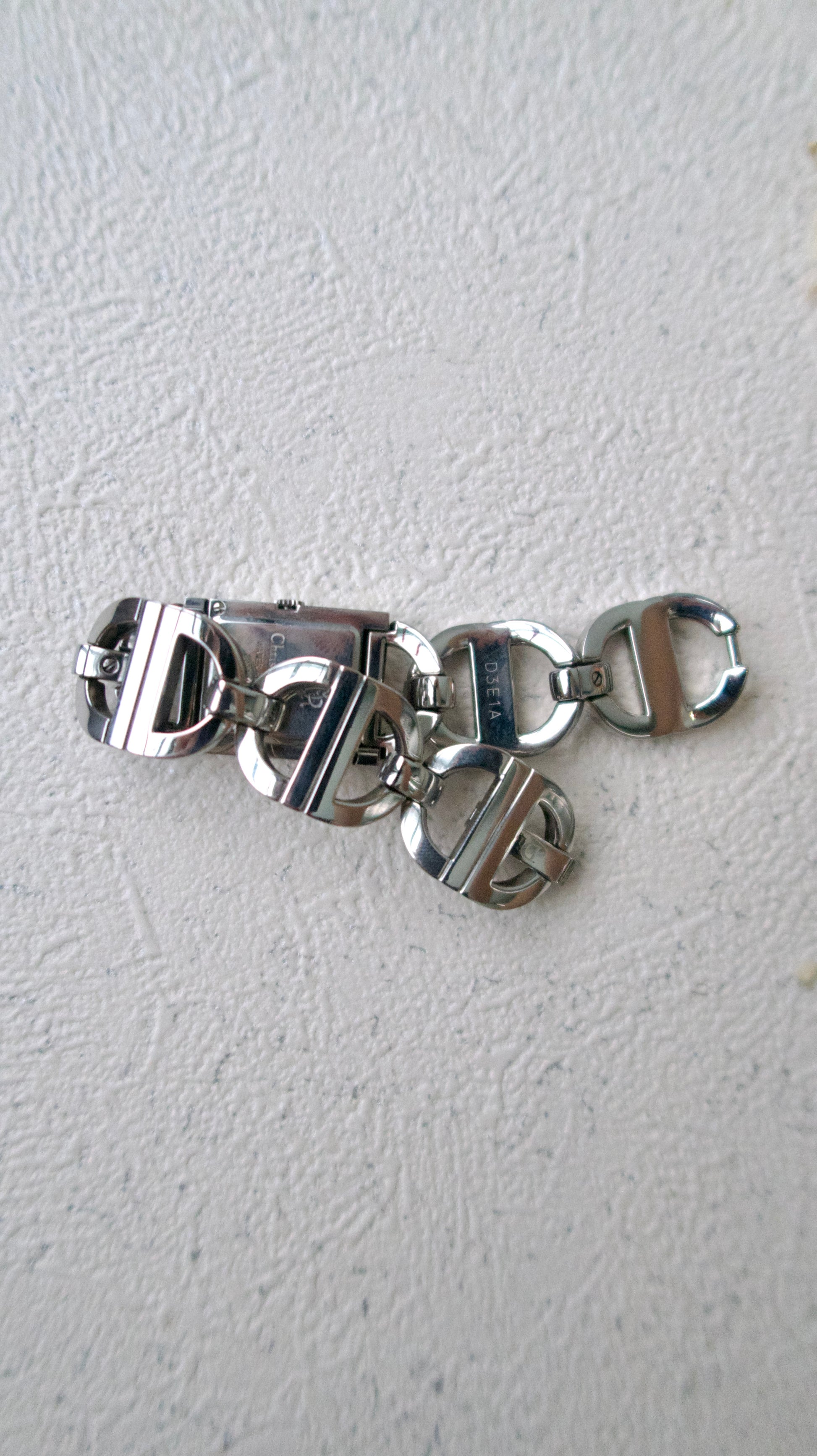 CD. Blue Dial with Silver Chain