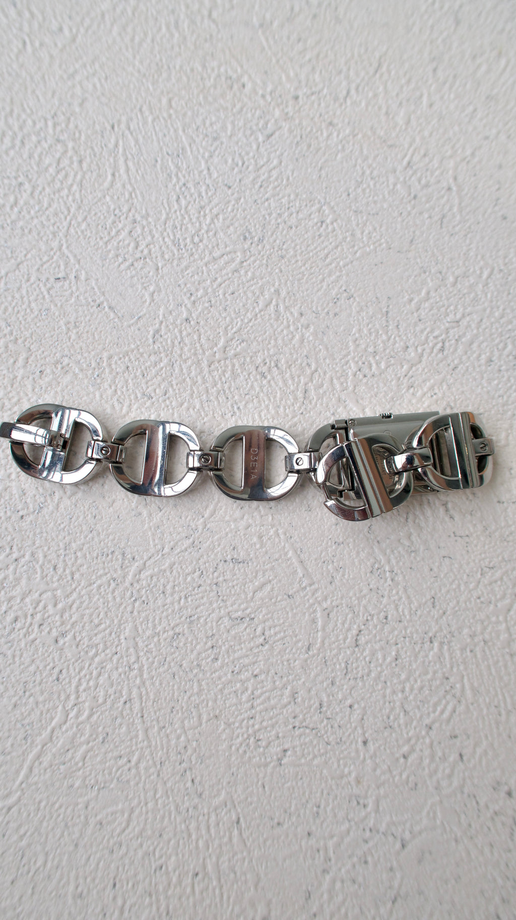 CD. Blue Dial with Silver Chain