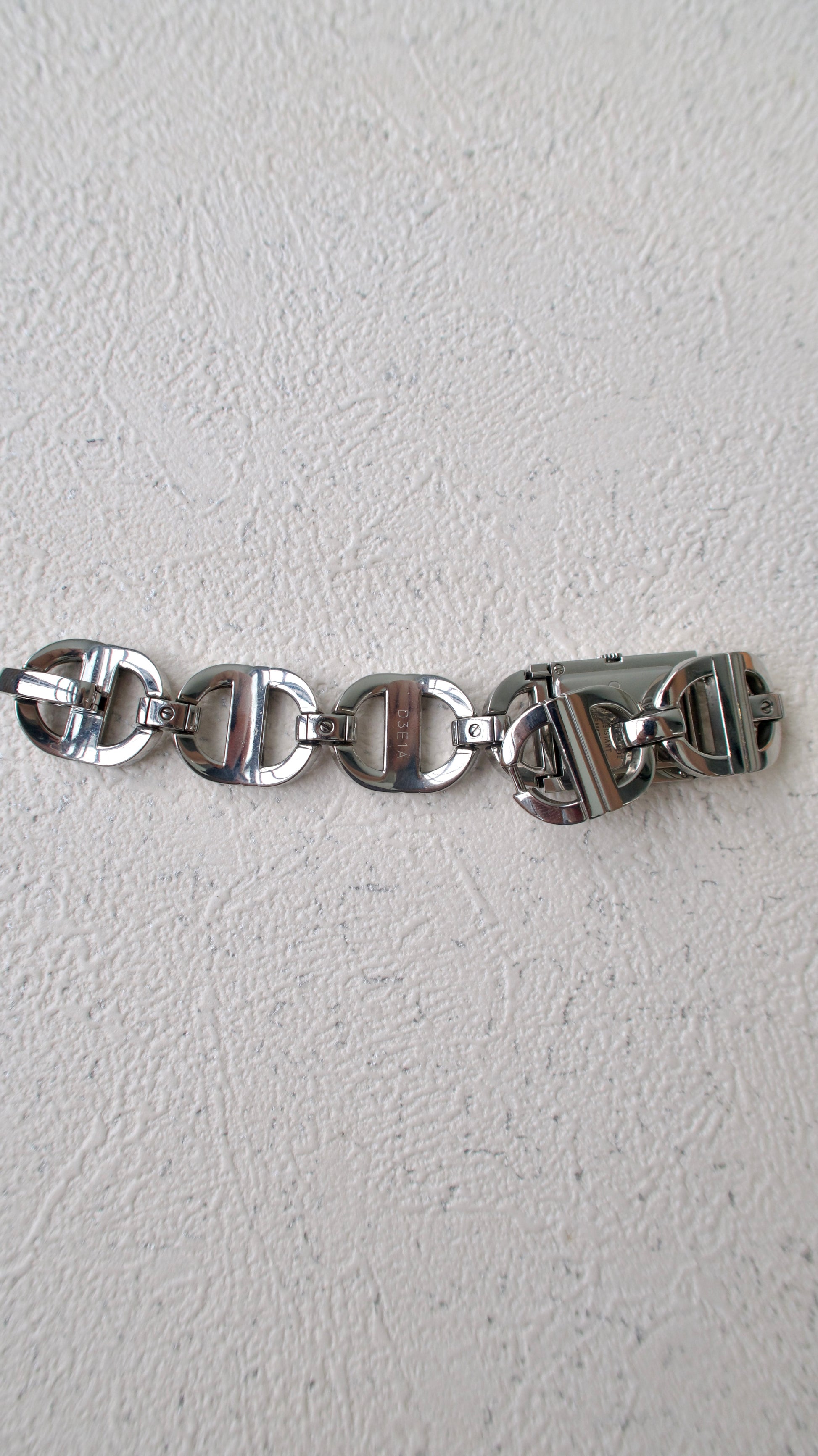 CD. Blue Dial with Silver Chain