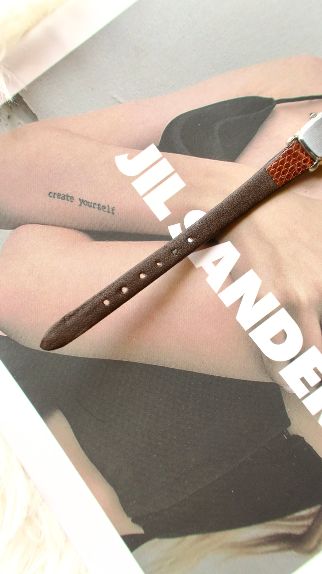 S. Credor Two Tone With Drak Brown Croco Lt Strap