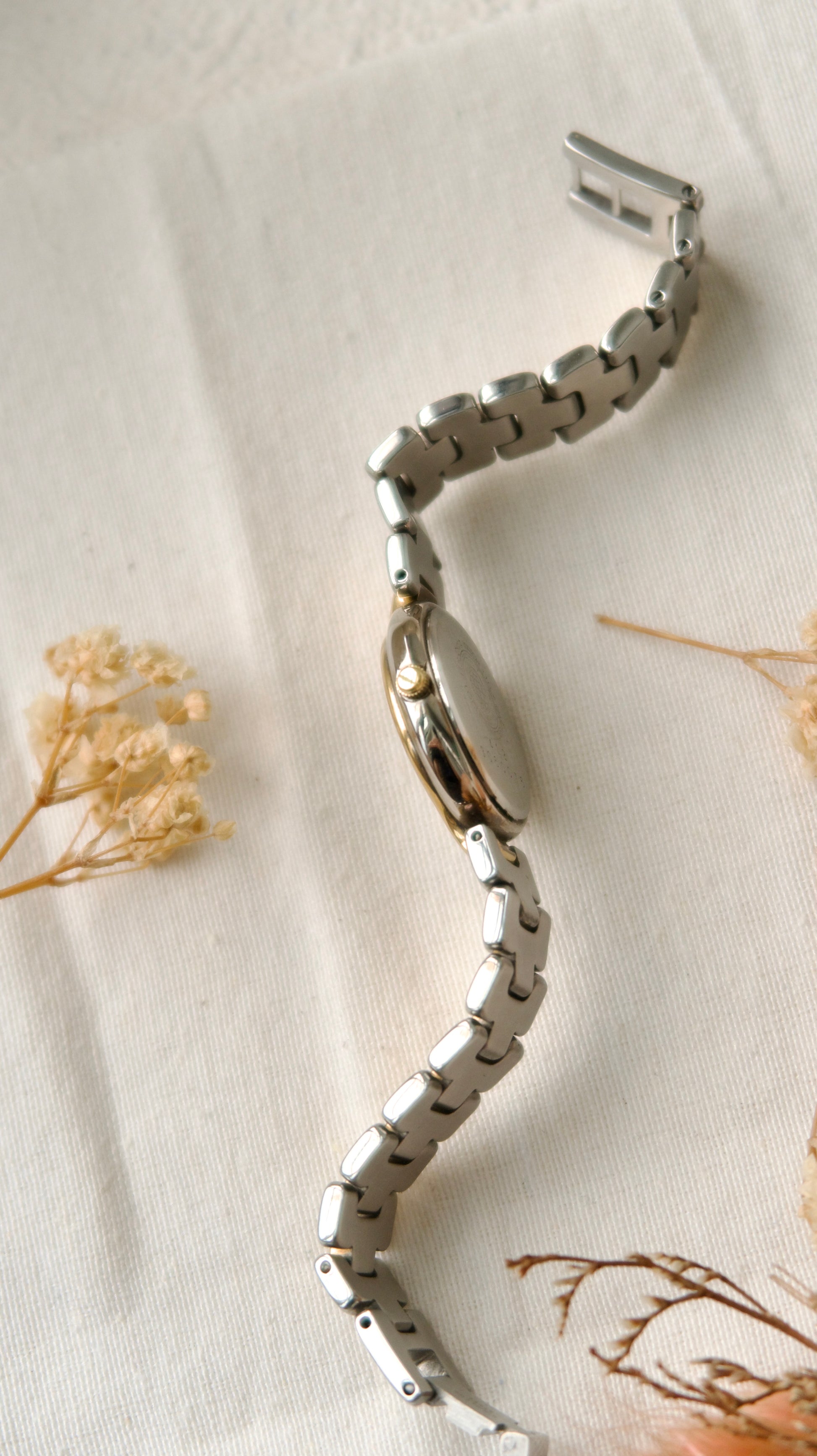 CYMA Sealord Grey Silver Round Dial with Two Tone Chain Watch