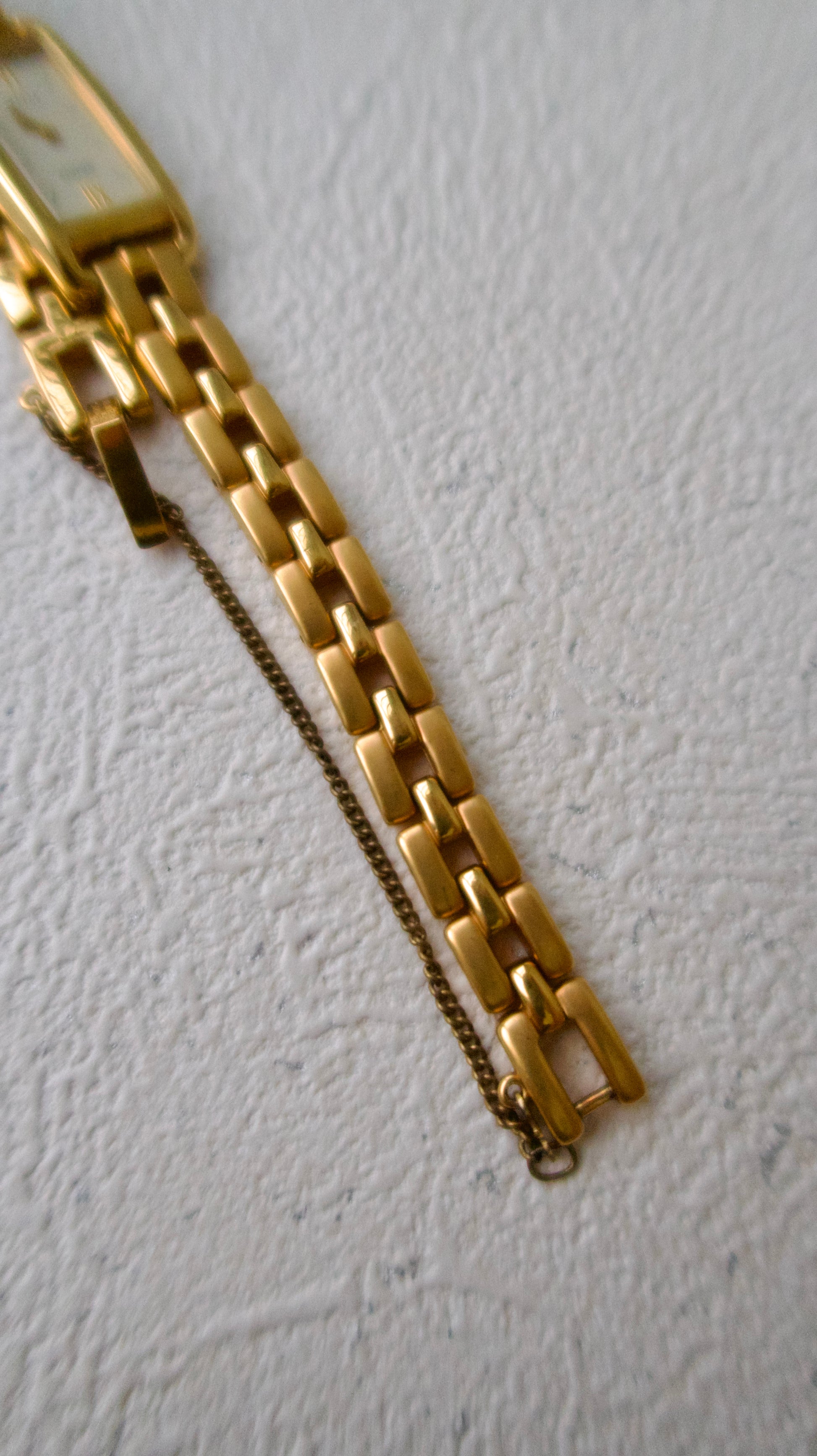 S. Tisse Gold Square Dial