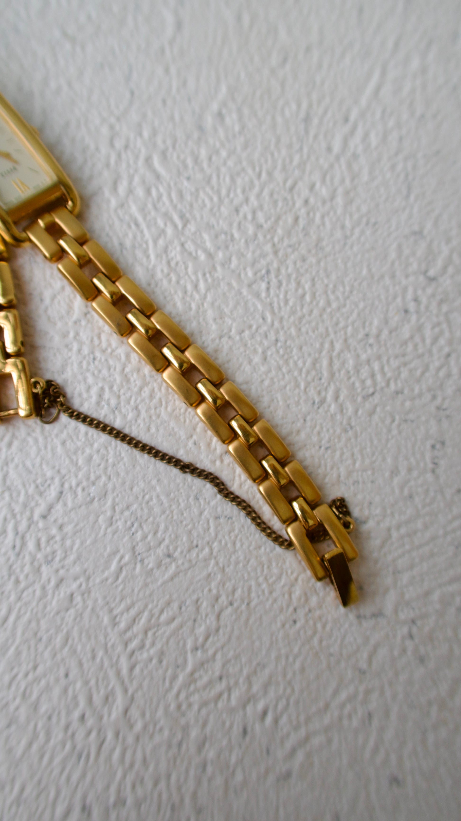 S. Tisse Gold Square Dial