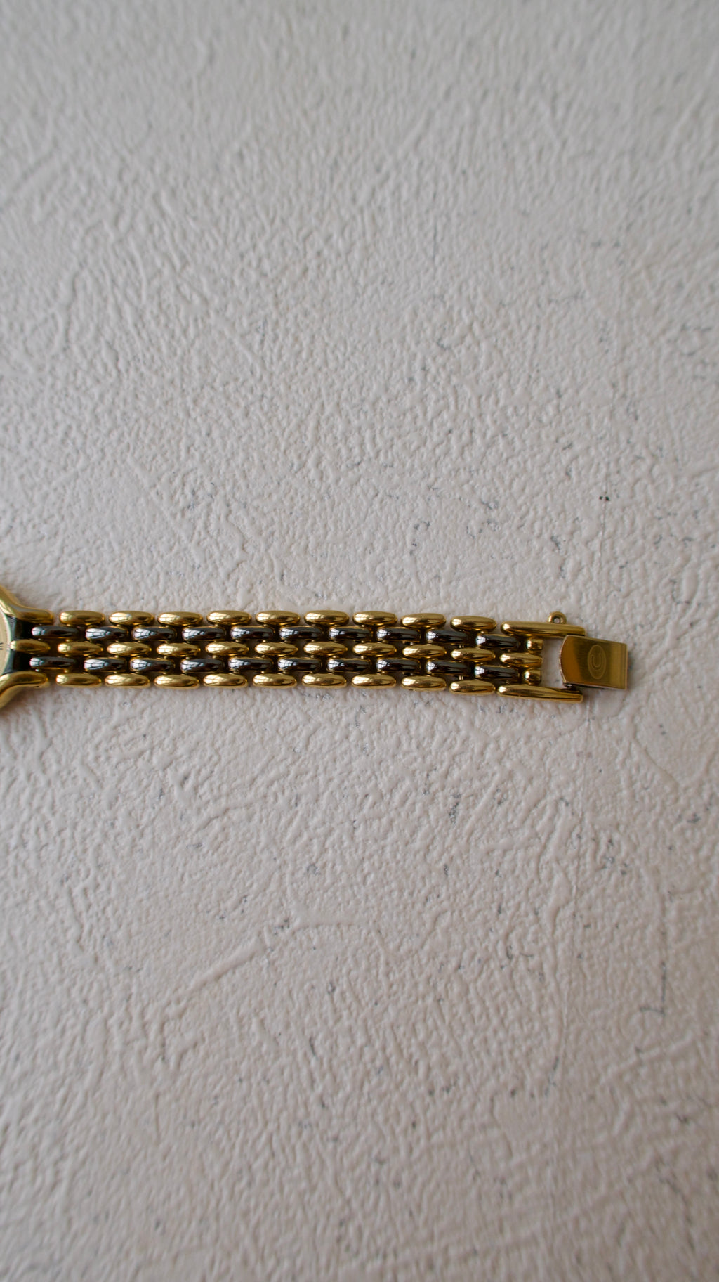 S. Creo Gold Round Dial with Two Tone Chain
