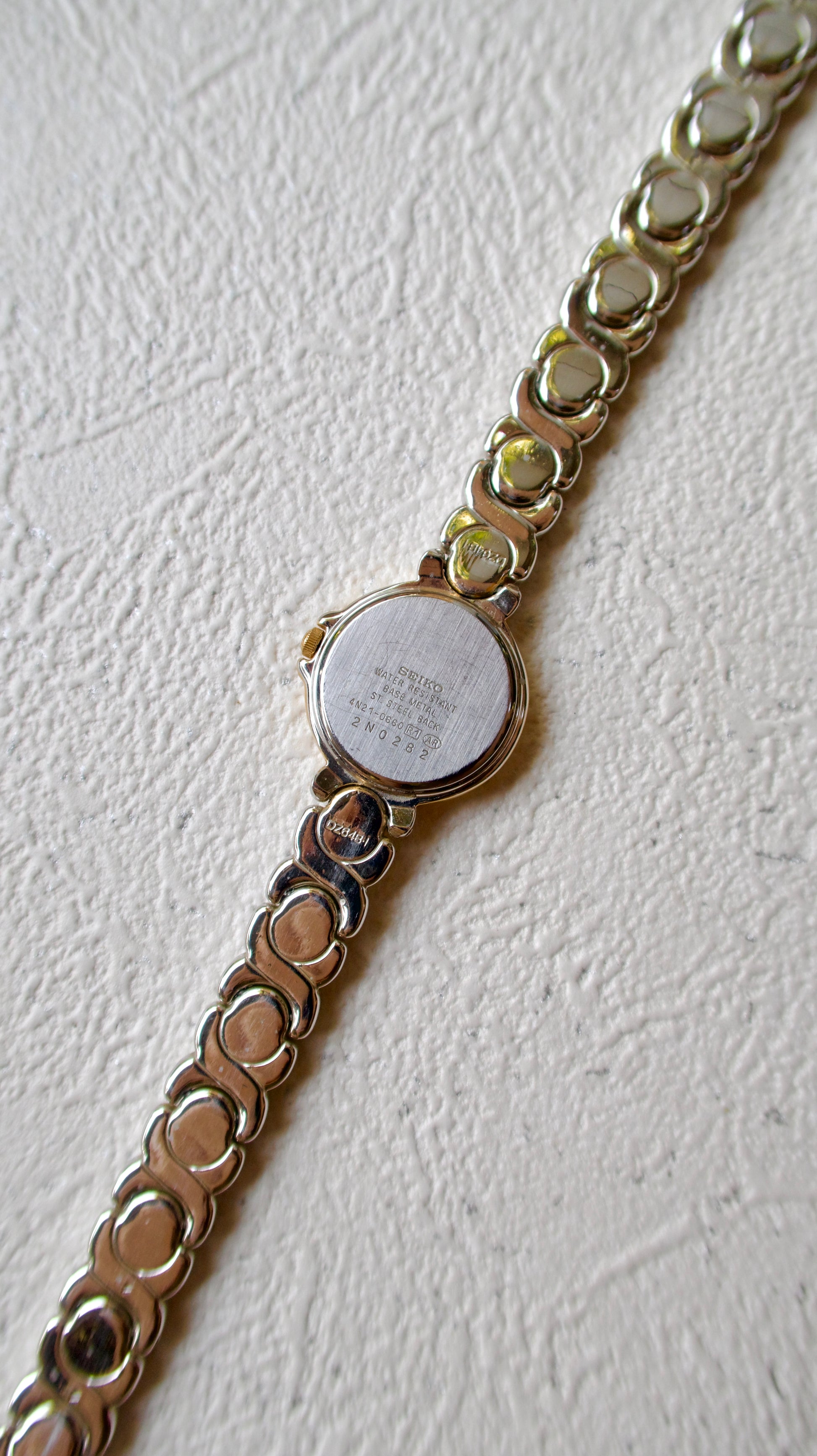 S. Tisse Round Dial Two Tone Chain