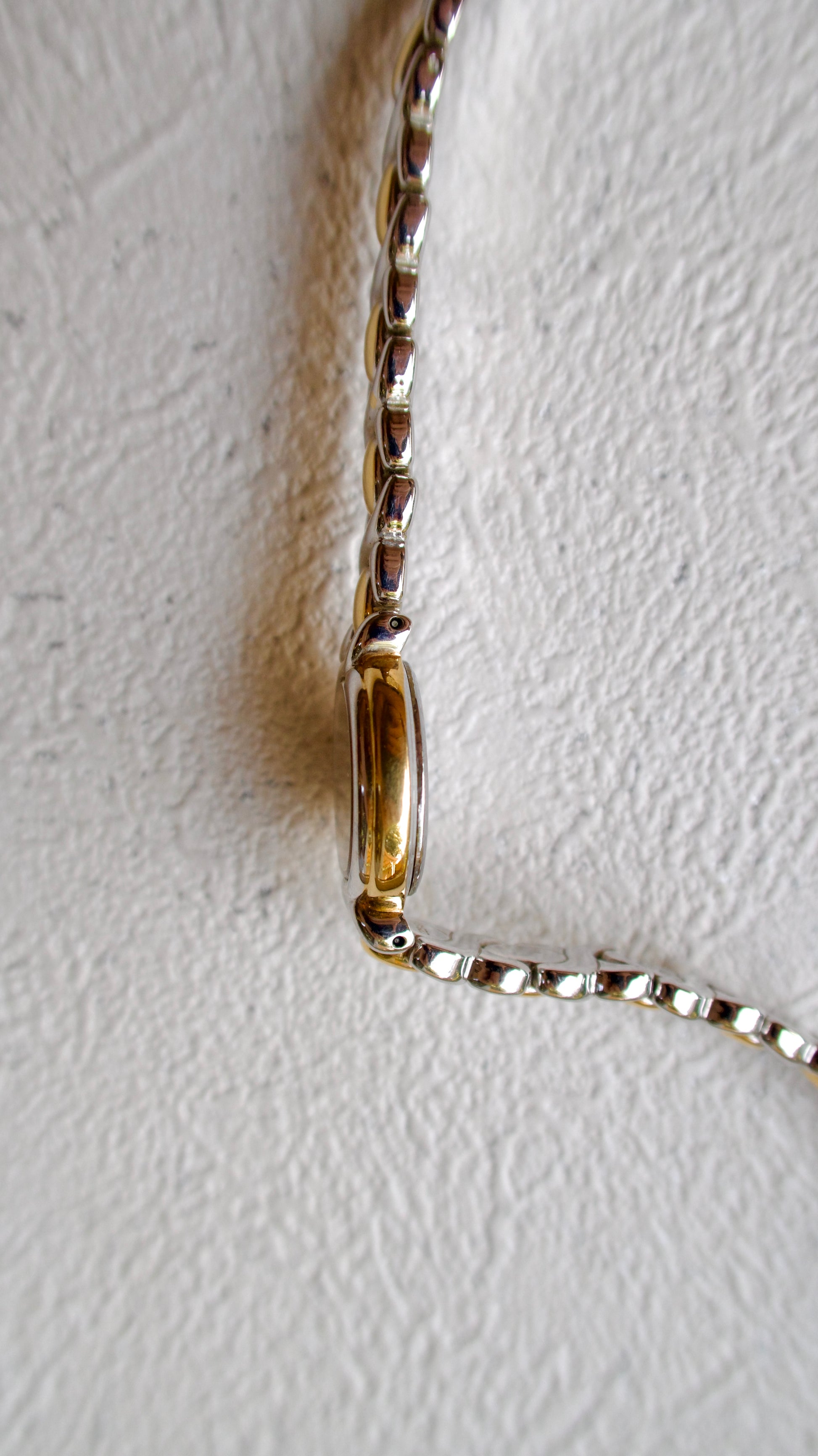 S. Tisse Round Dial Two Tone Chain