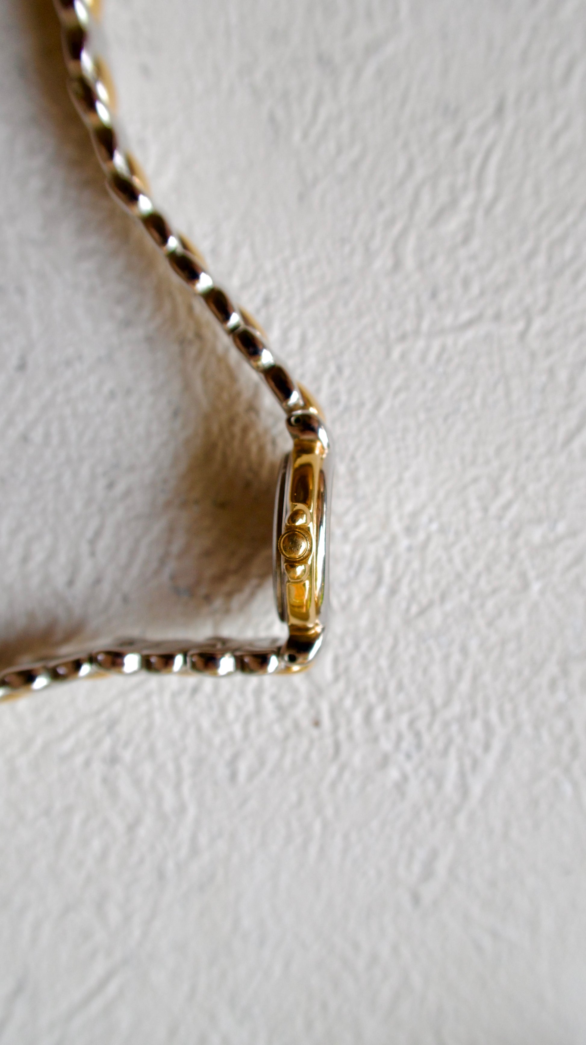 S. Tisse Round Dial Two Tone Chain