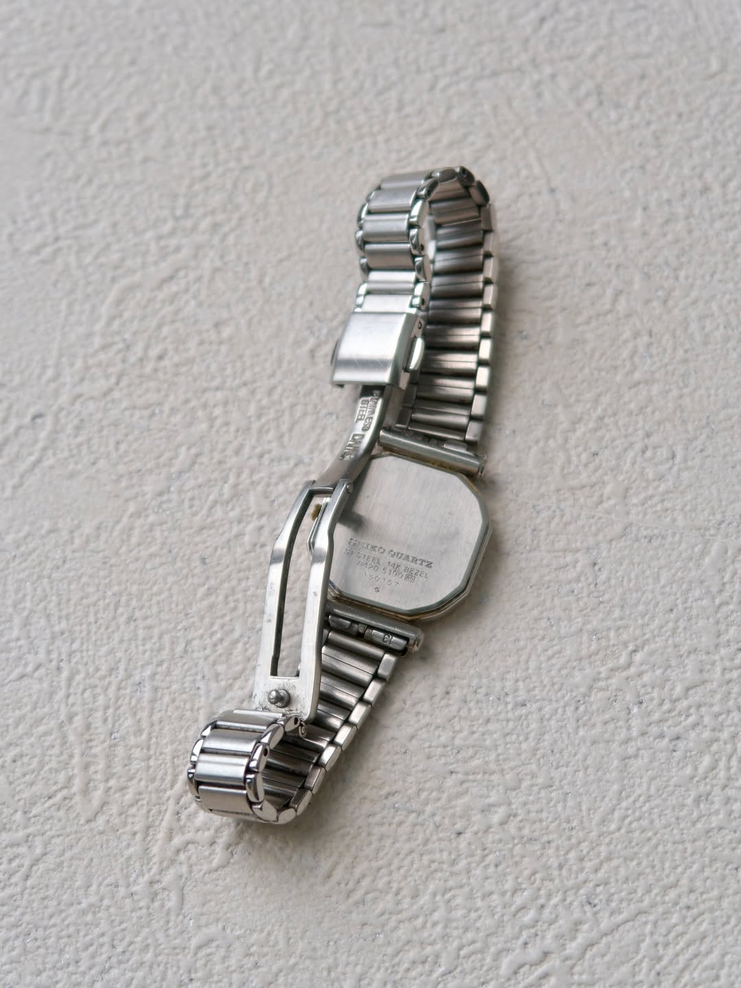 S. Credor Silver Chain Watch